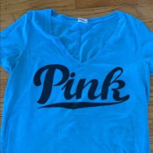 blue PINK shirt